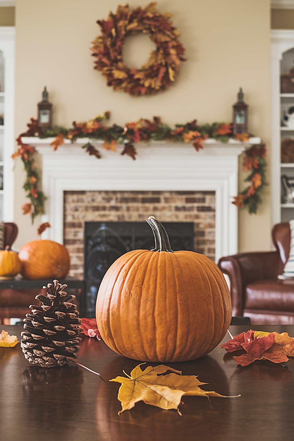 Living Room Fireplace Decor