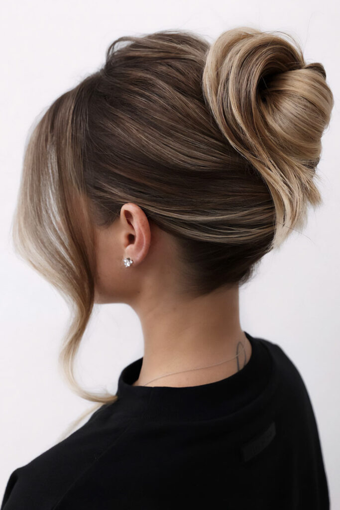 Simple, neat, and elegant French twist