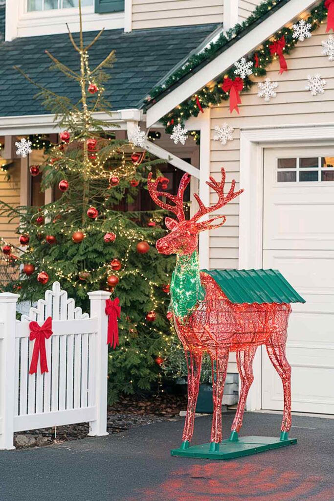 Led Deer Decorations For Front Porch