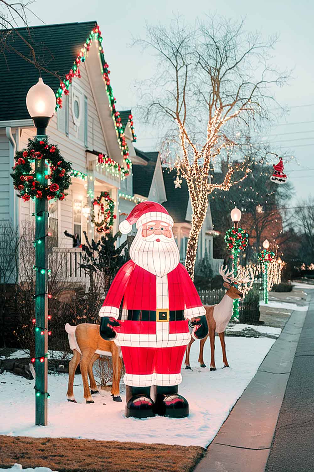 Yard Santa Decorations