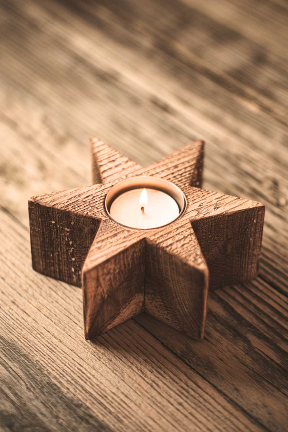 Rustic Candle Holder