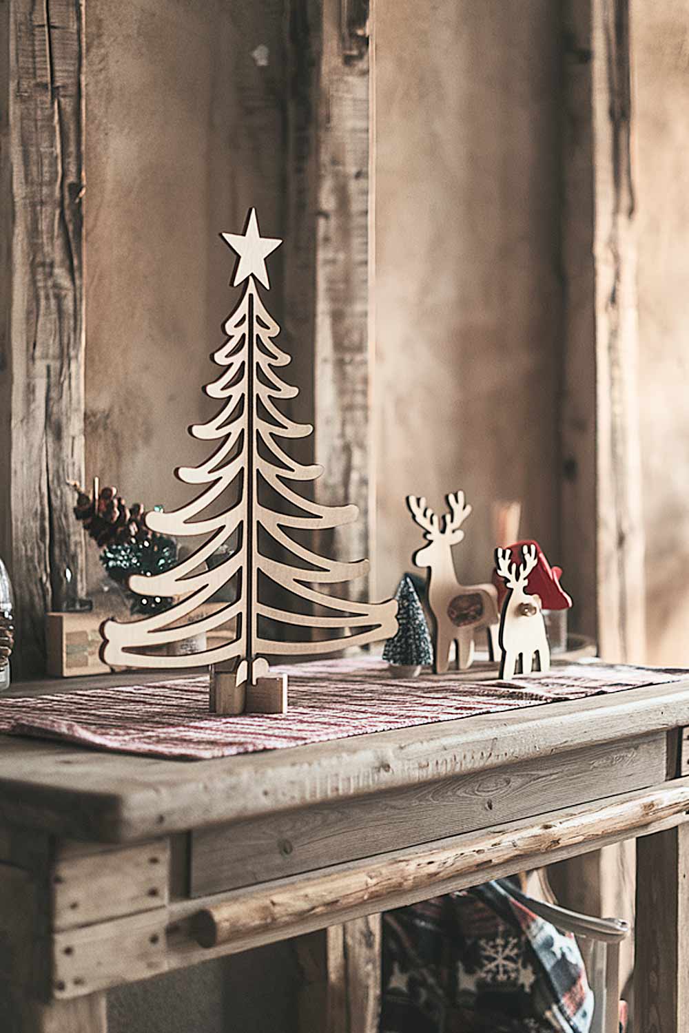 Rustic Christmas Tree Decoration