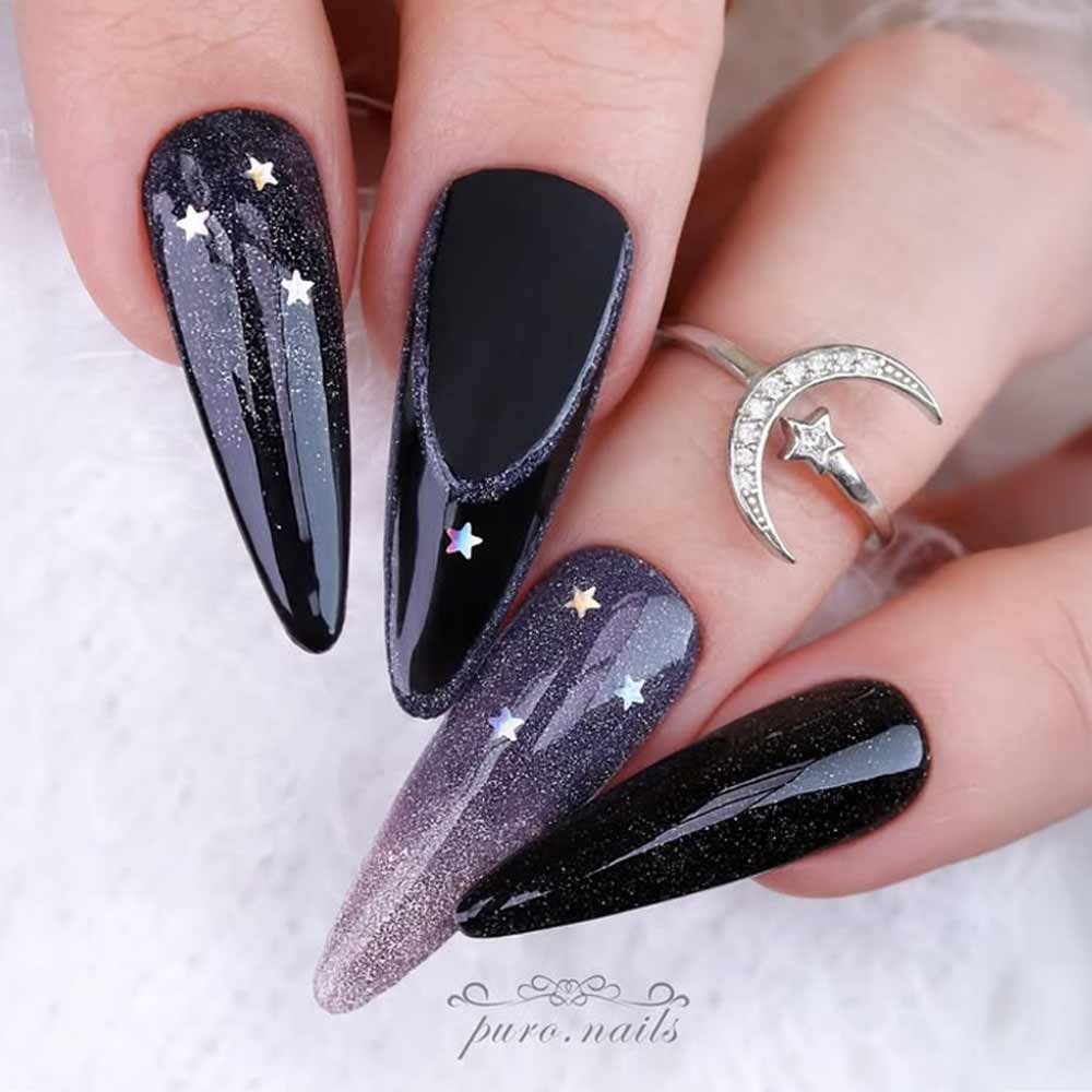 Cold Grey Winter Nail Color