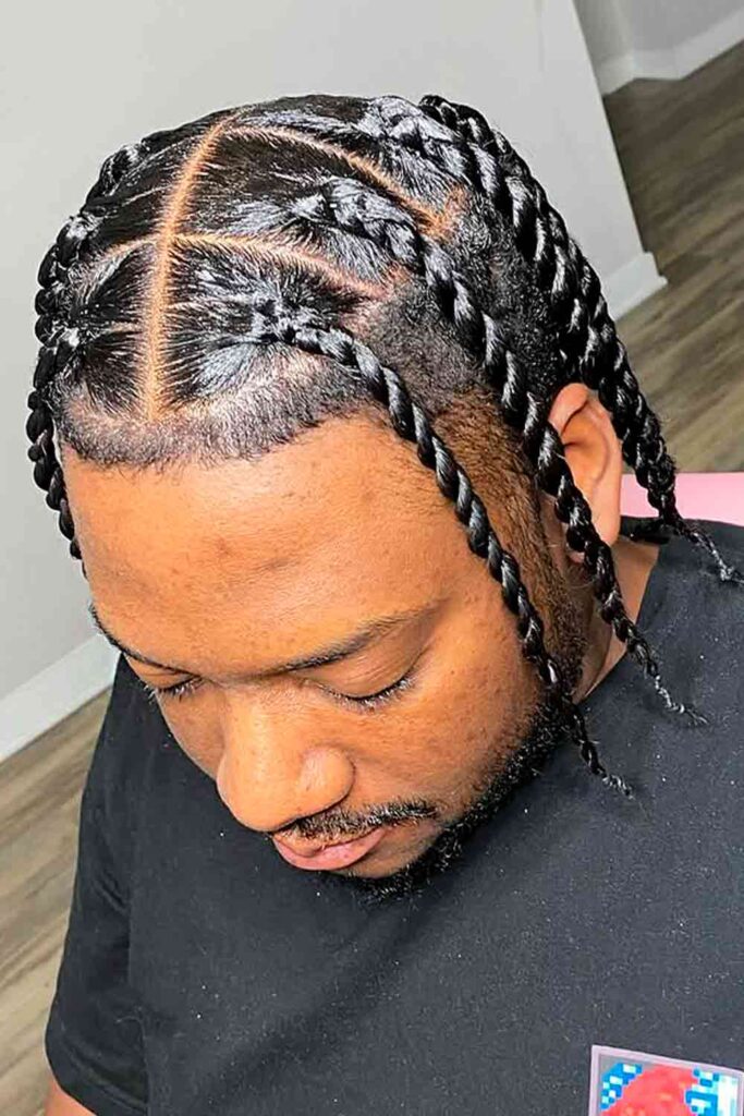 Two Strand Twist  #braidsformen #mensbrids