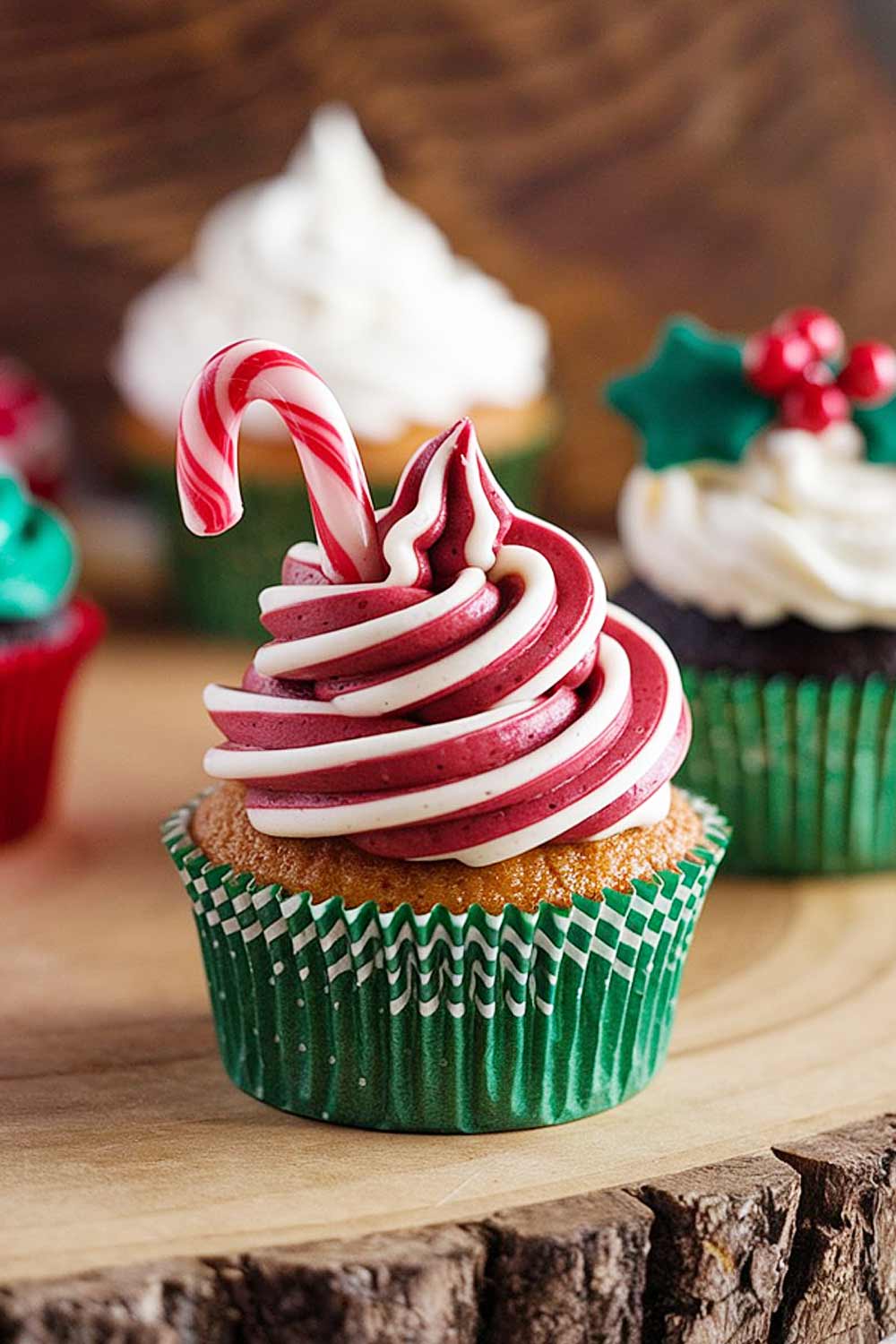 Christmas Theme Cupcake