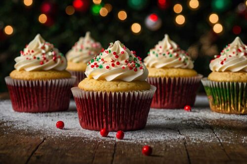 Cute and Sweet Christmas Cupcakes