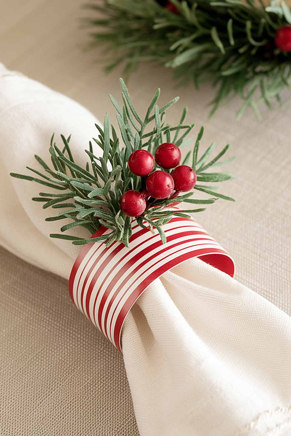 Christmas Theme Paper Napkin Ring