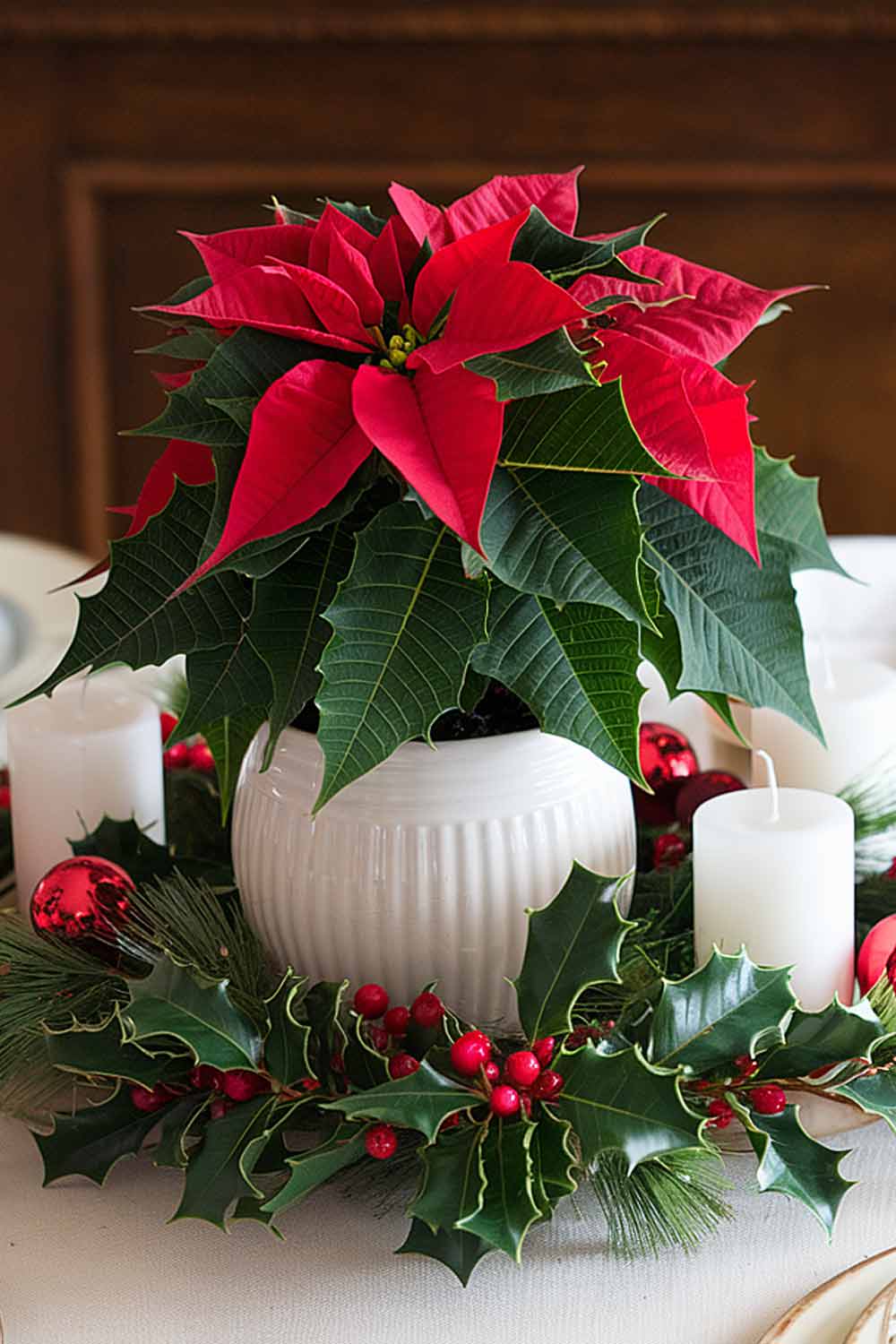 Floral Holiday Centerpiece Ideas