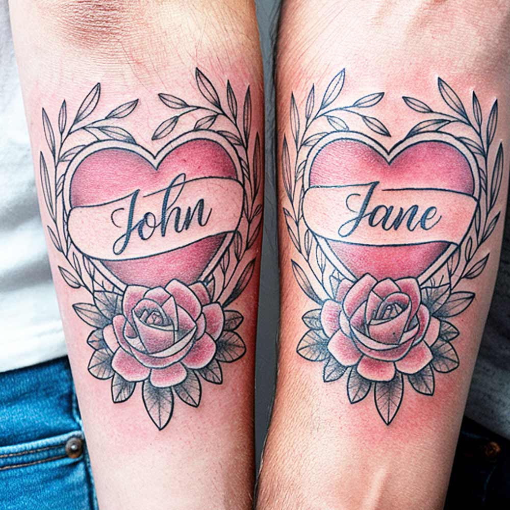 Partners Name Tattoos