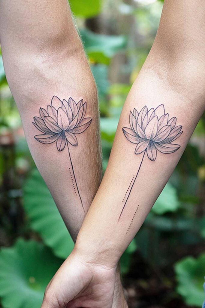 Forearm Lotus Flowers