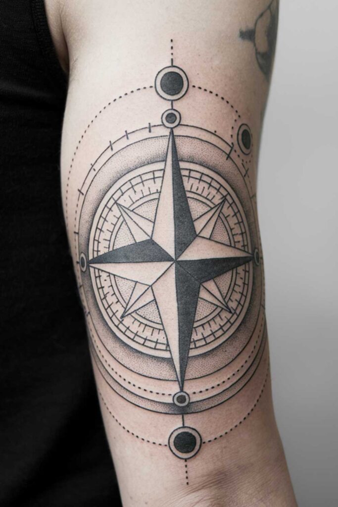 Compass Tattoo