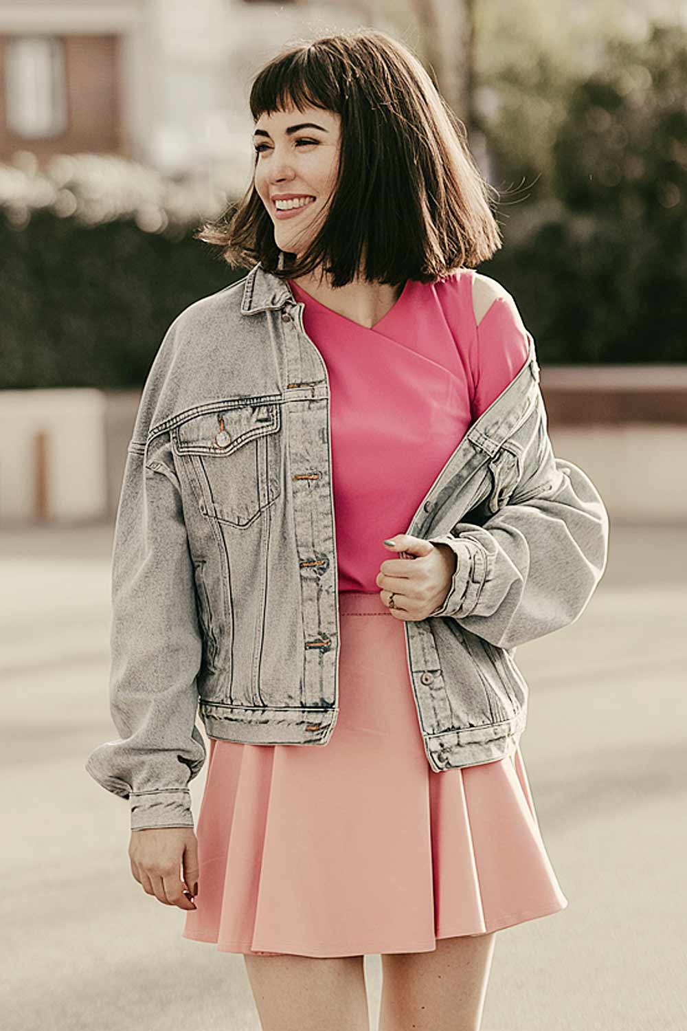 Denim Jacket Outfits for Valentines Day