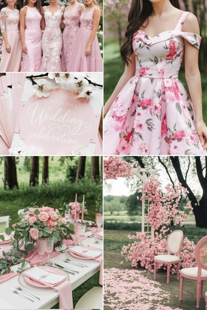 Pink Color Wedding Palette