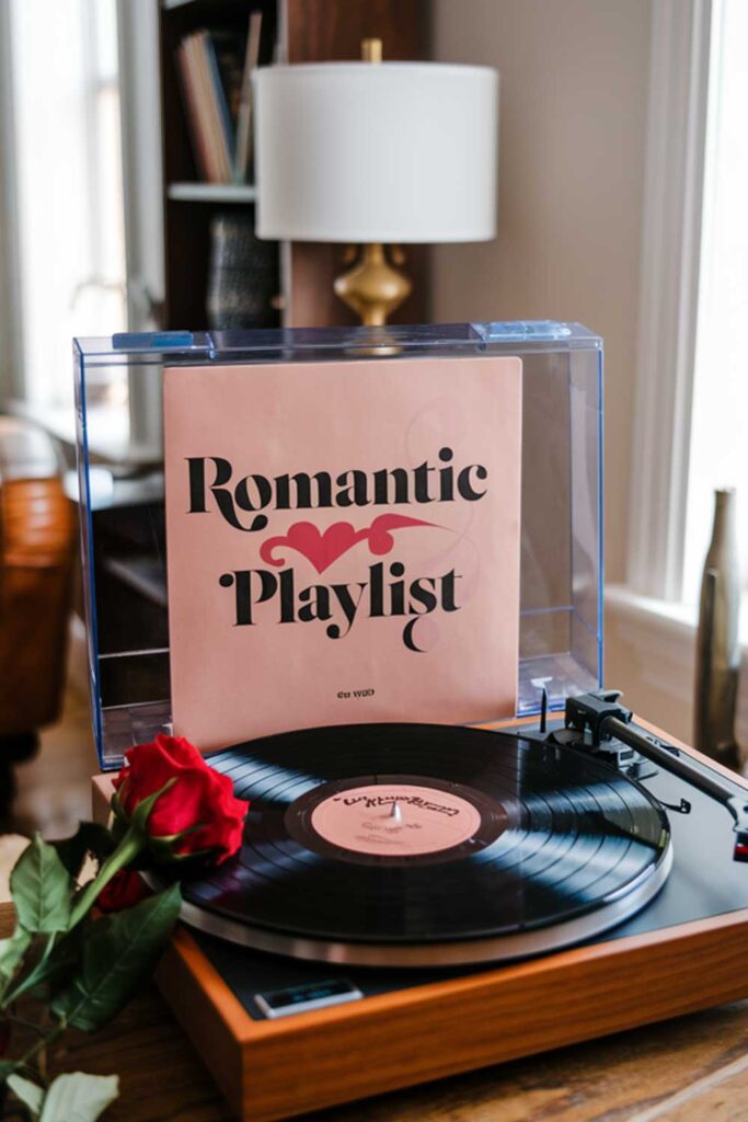 Romantic Playlist on Vinyl