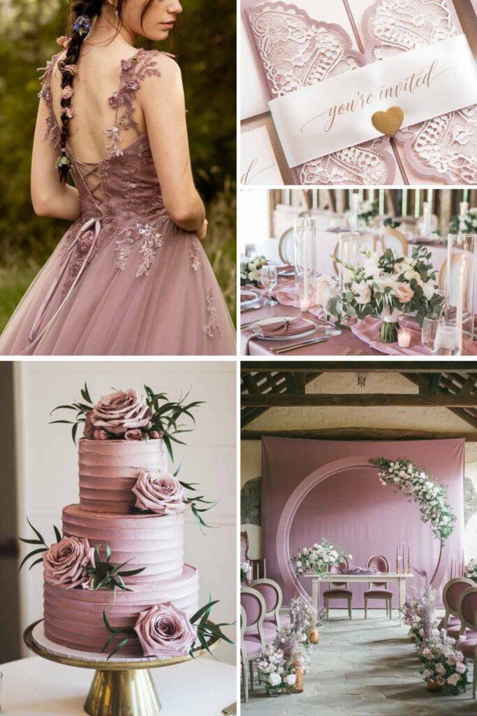 Mauve Shades Wedding 