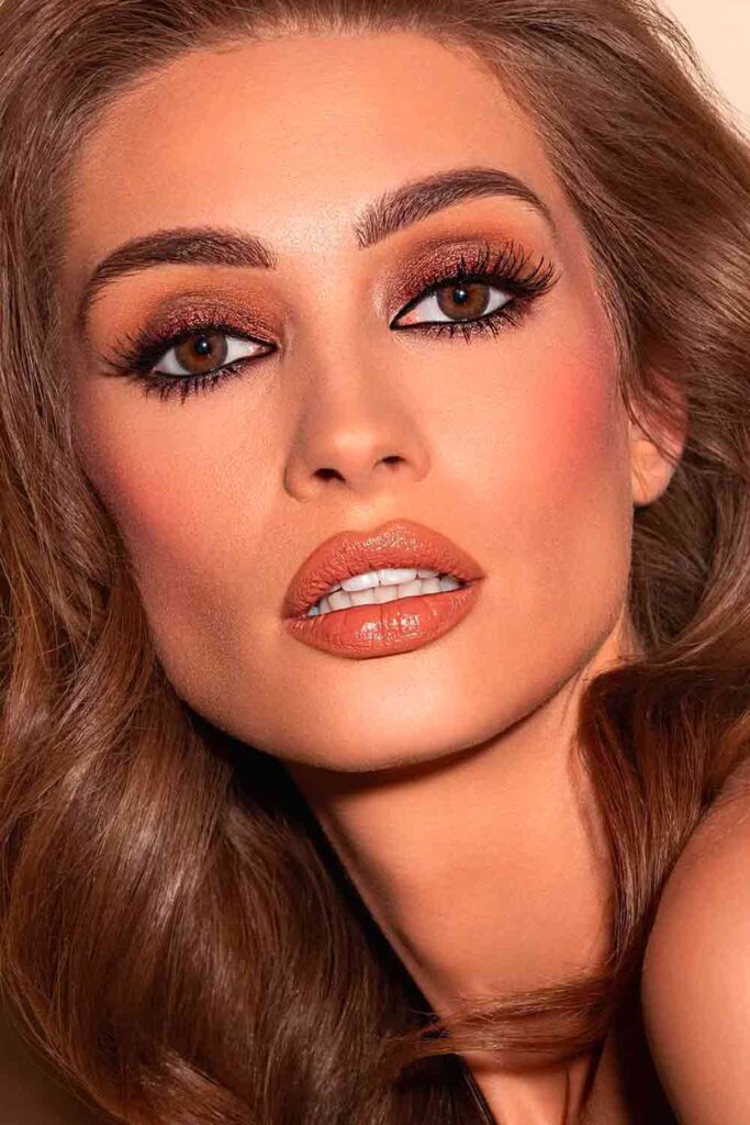 Timeless Glam #browneyesmakeup #makeupforbrowneyes #browneyesmakeupideas