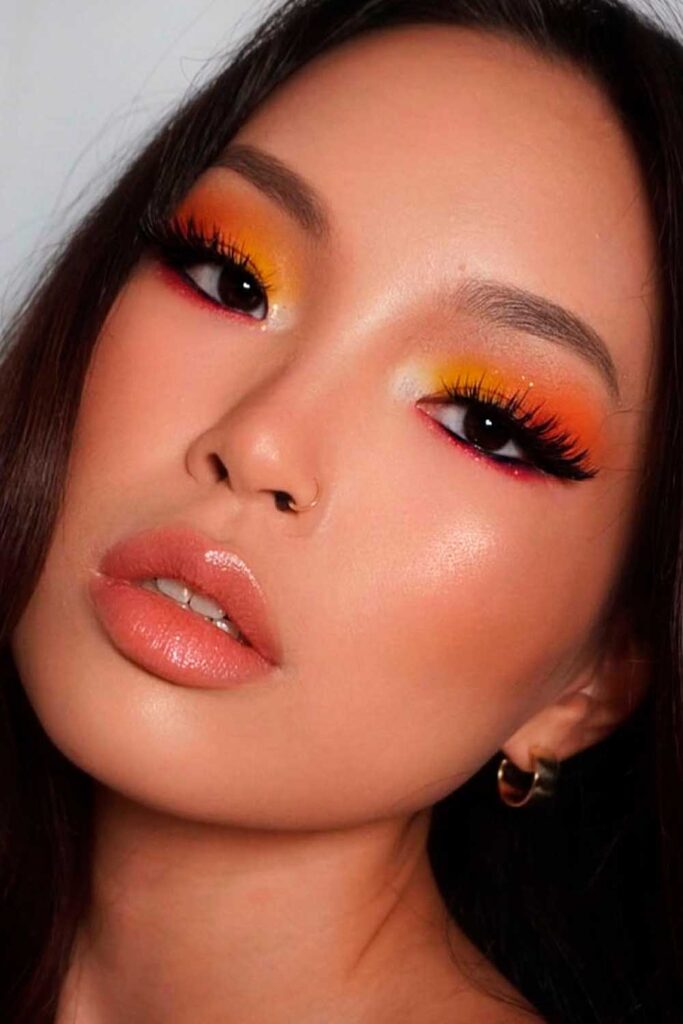 Juice Orange #browneyesmakeup #makeupforbrowneyes #browneyesmakeupideas