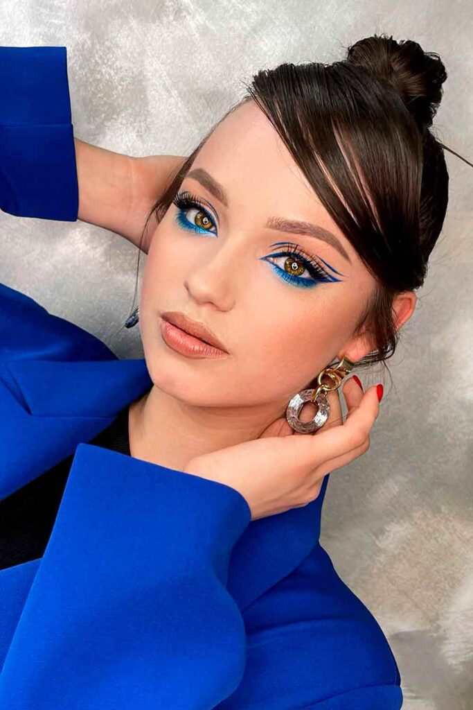 Blue Miracle #prommakeup #prommakeupideas