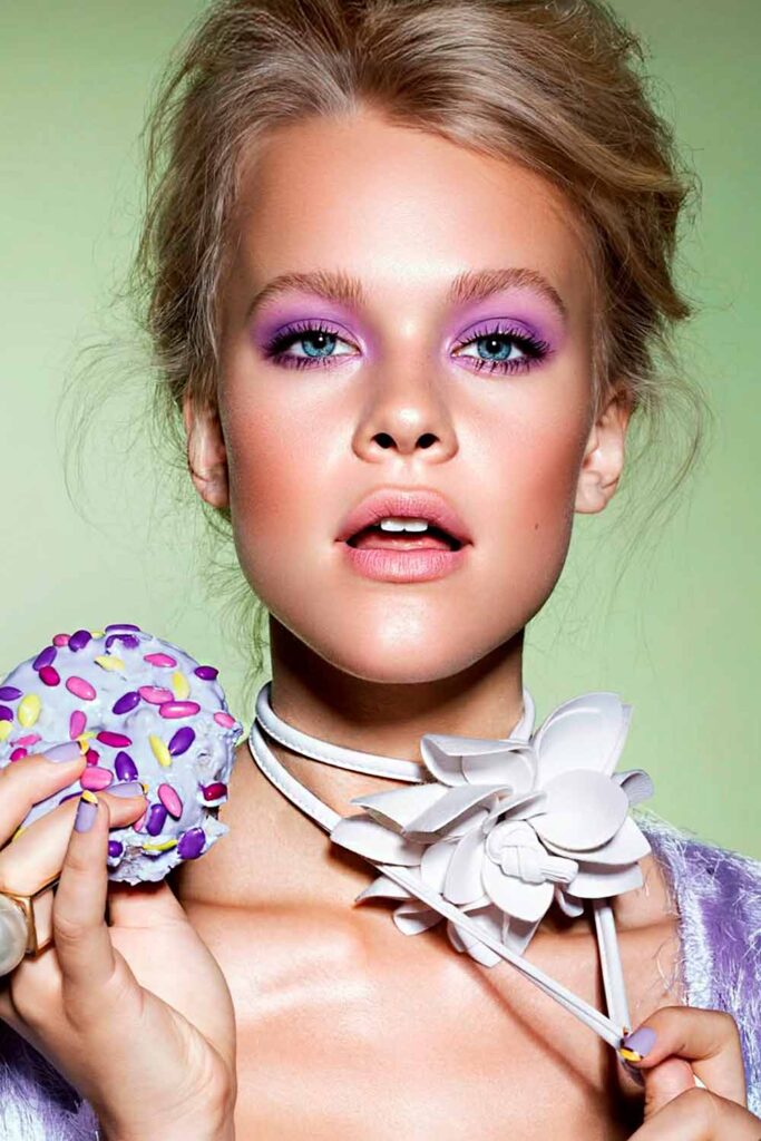 Purple Fondness #prommakeup #prommakeupideas