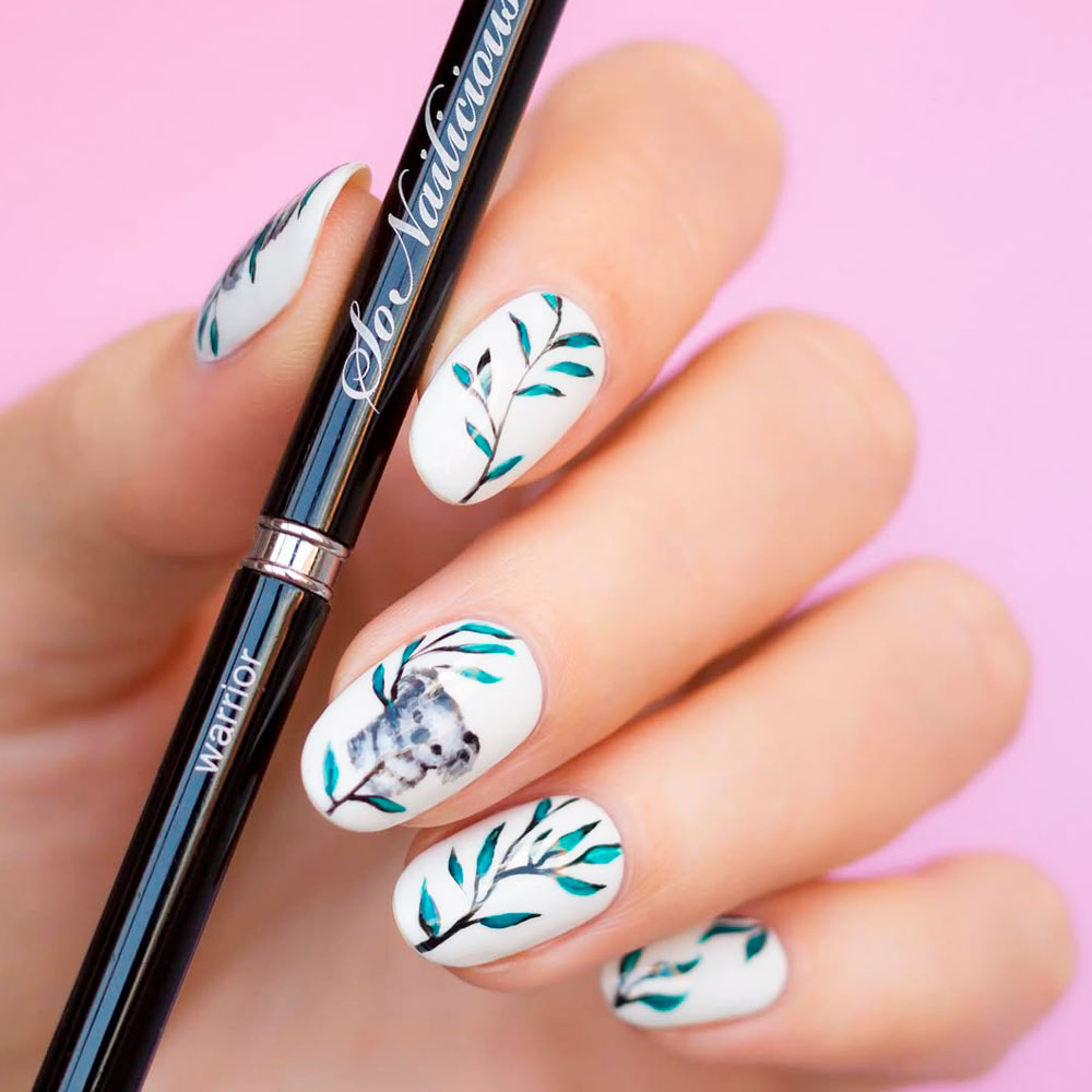 Spring Wildlife-Themed Nails