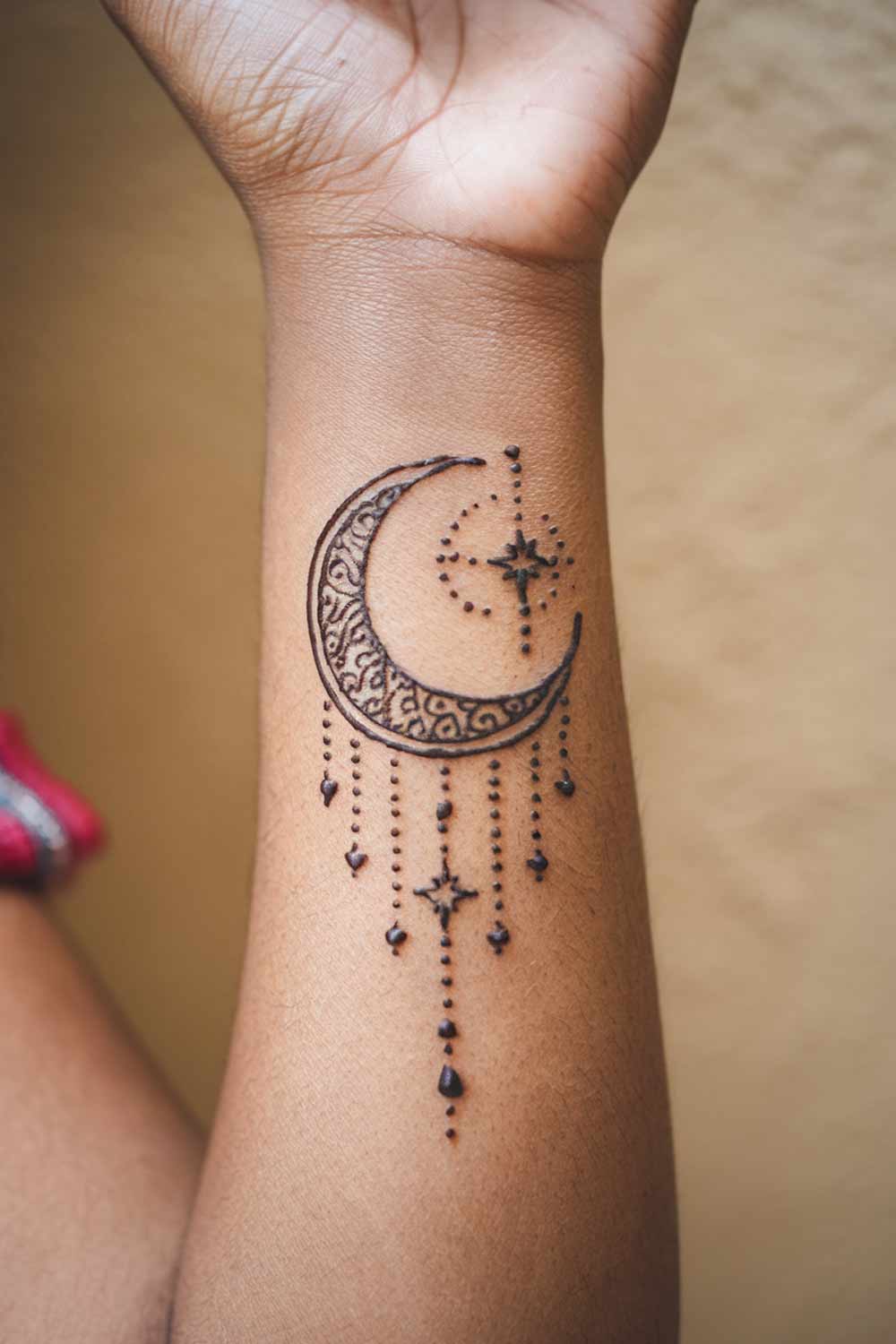 Moon Tattoo Design