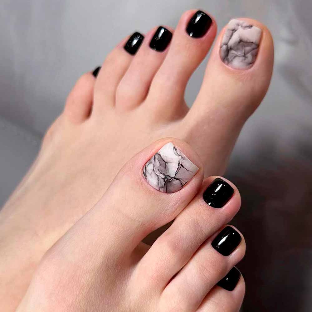 Watercolor Toe Nail Designs #toenail #toenails #pedicure #toenaildesigns #pedicuredesigns