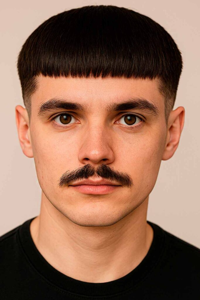 Cropped Bowl Haircut #bowlcut #bowlcutmen 
