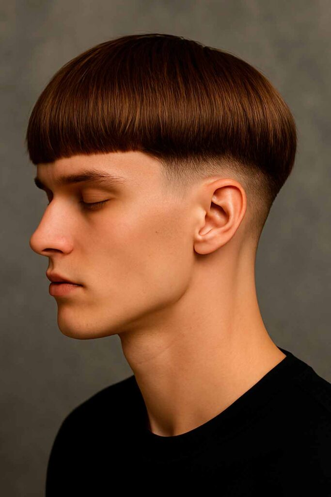Bowl Cut Fade #bowlcut #bowlcutmen 