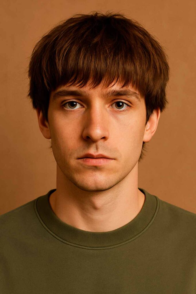 Long Bowl Haircut #bowlcut #bowlcutmen 