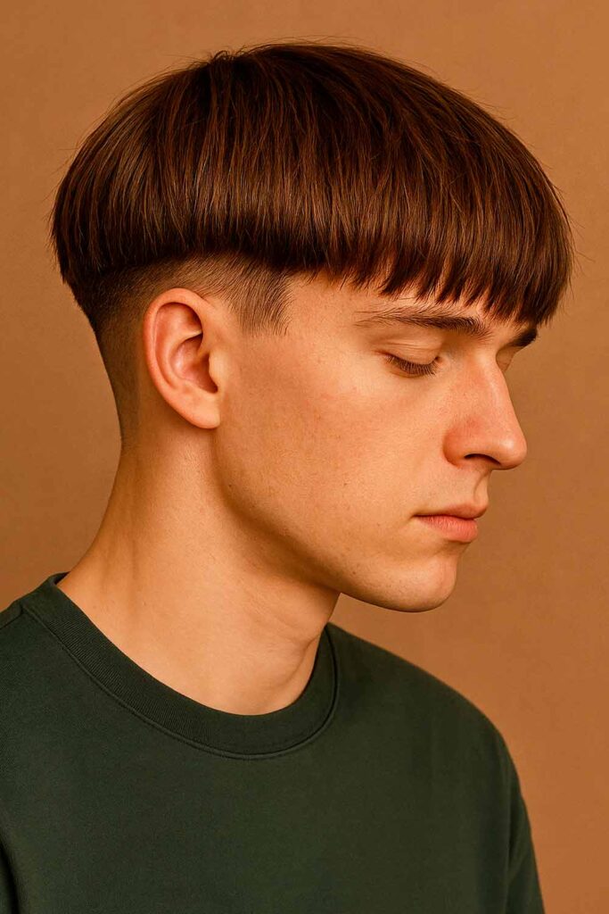Straight Bowl Cut #bowlcut #bowlcutmen 