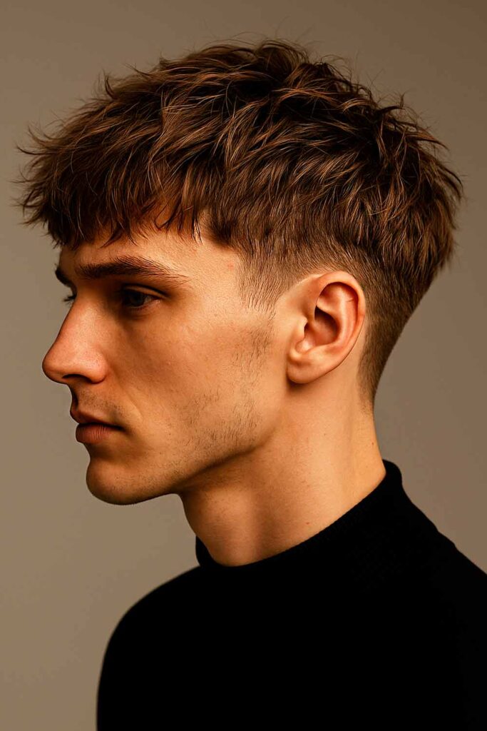 Textured Haircut #bowlcut #bowlcutmen 