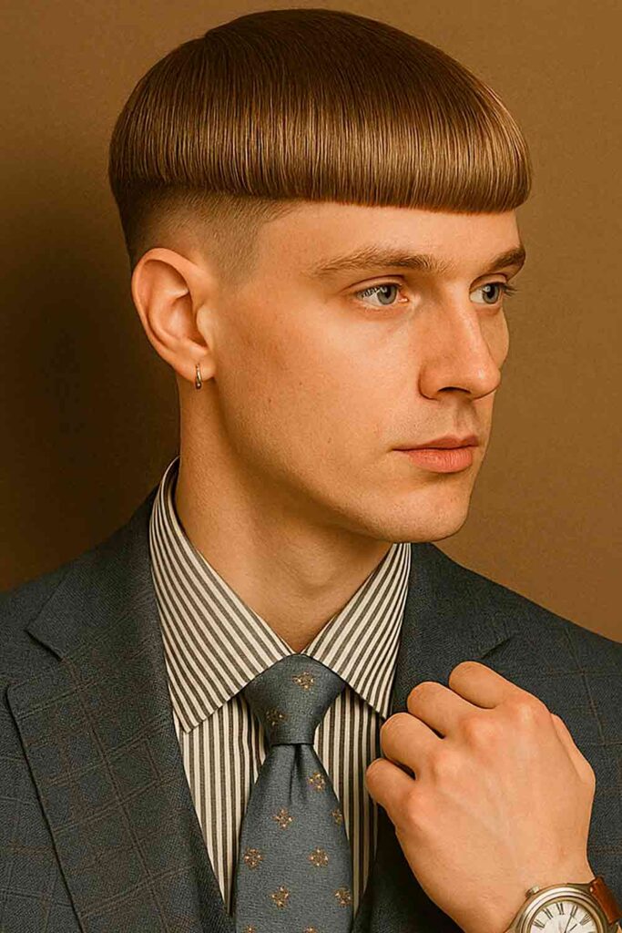 Undercut Bowl Cut #bowlcut #bowlcutmen 