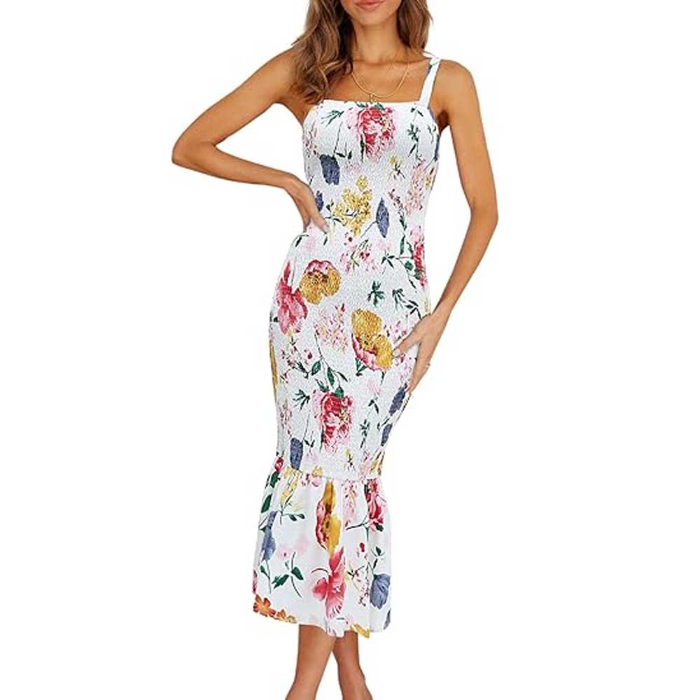 Sleeveless Strappy Bodycon Dress