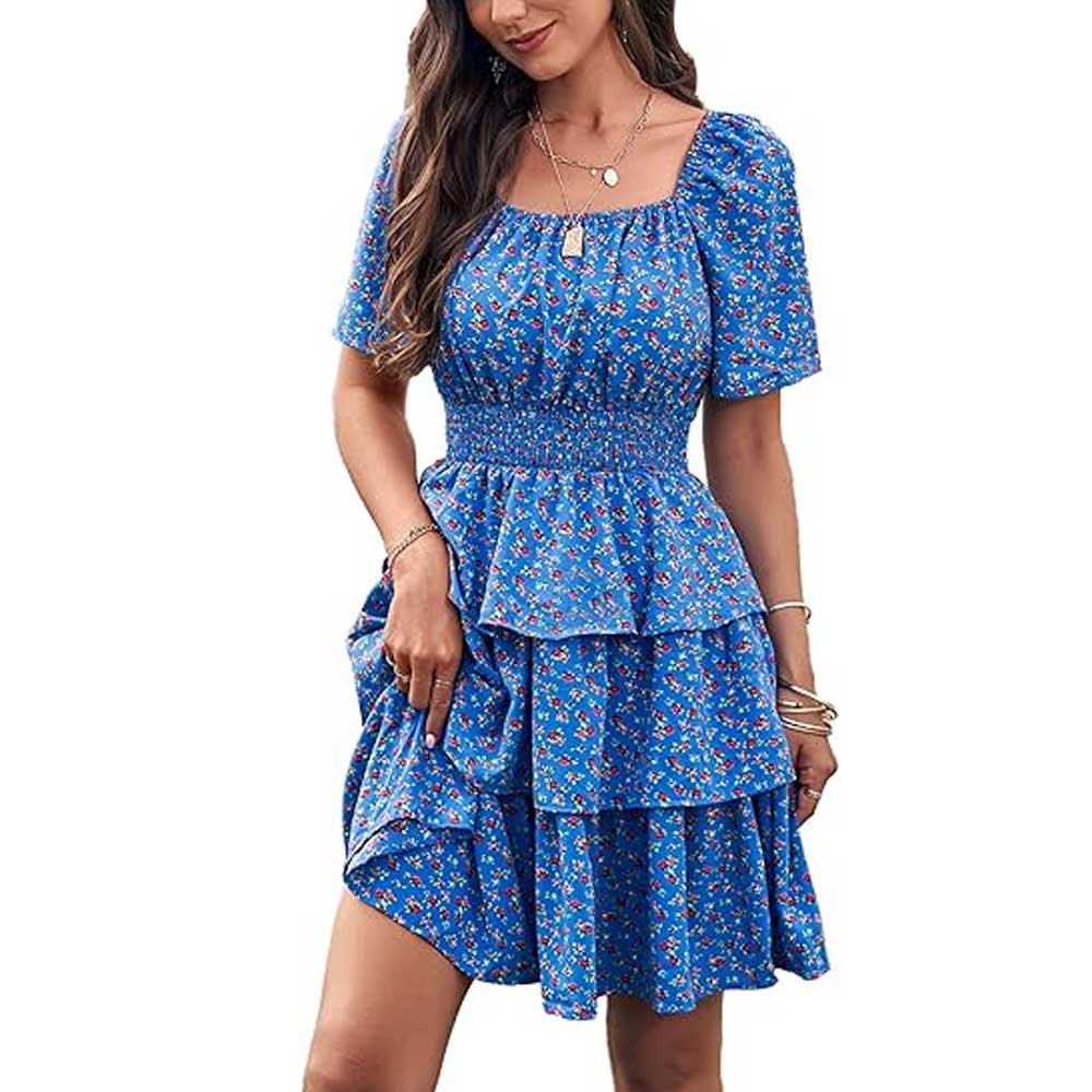 Floral Summer Short Dress