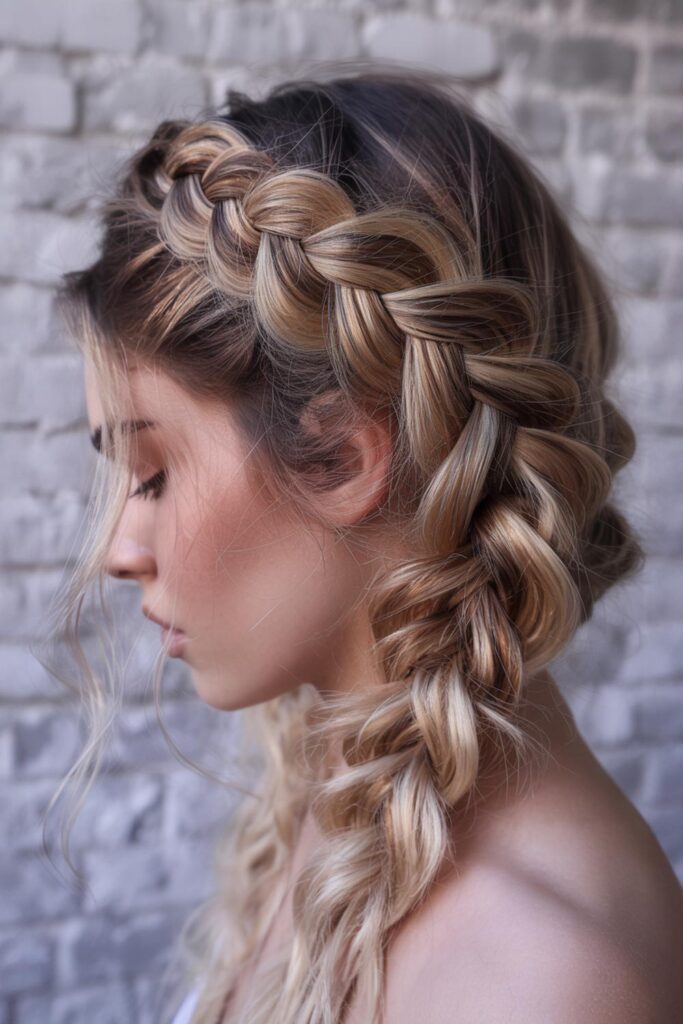 Soft Dutch Crown Braid