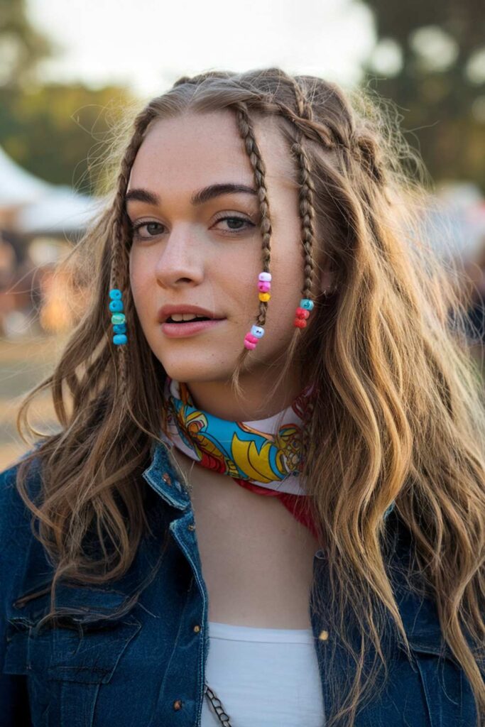 Beaded Accent Braids