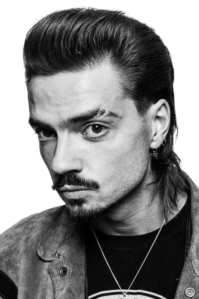 Mullet Combo #pompadour #pompadourhaircut pompadourhairstyles