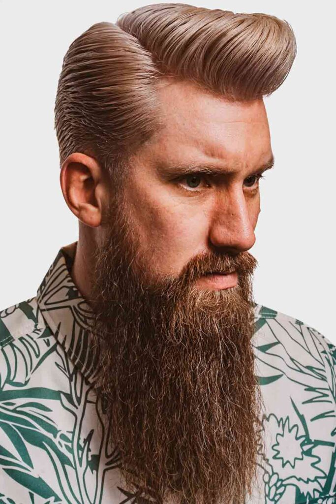 Side Part #pompadour #pompadourhaircut pompadourhairstyles