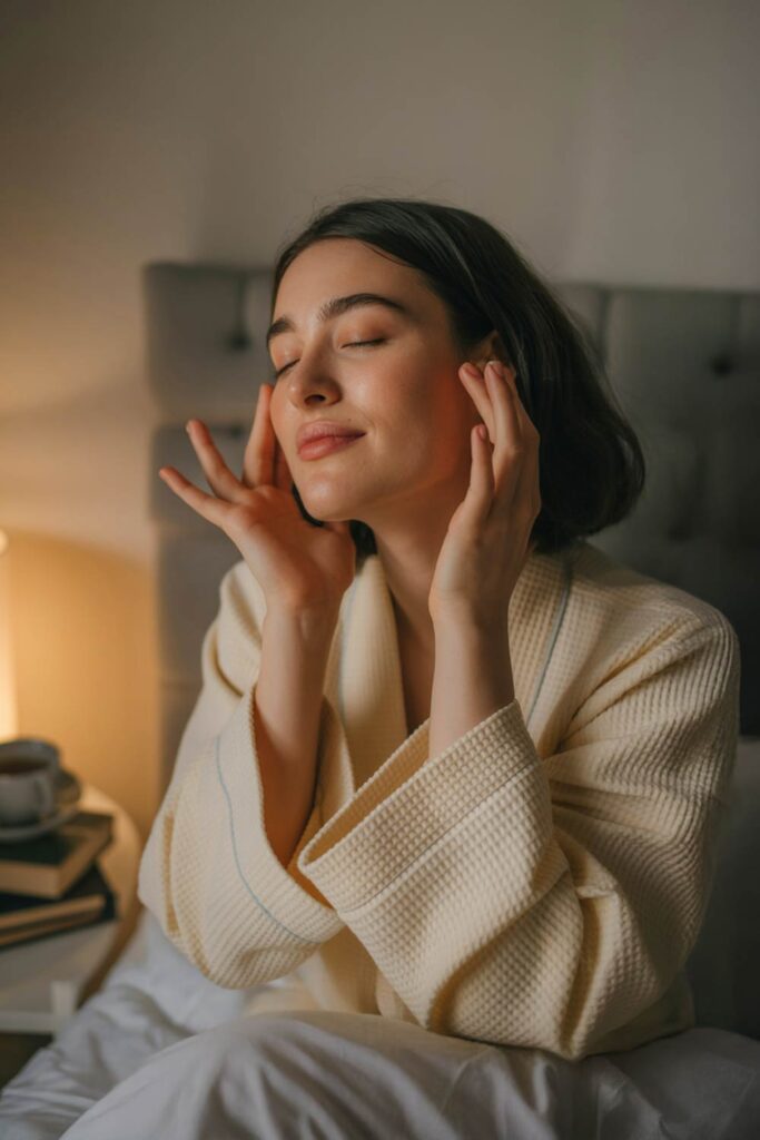 Indulge in Facial and Scalp Massages Before Bed