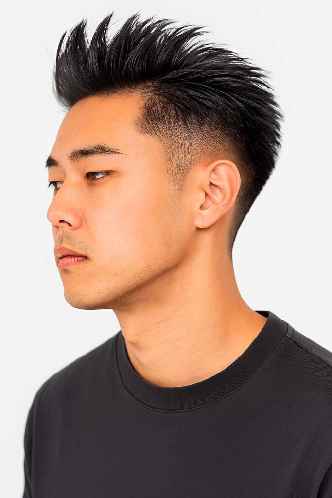 Asian Faux Hawks #fauxhawk #fauxhawkhaircut #fauxhawkhairstyle