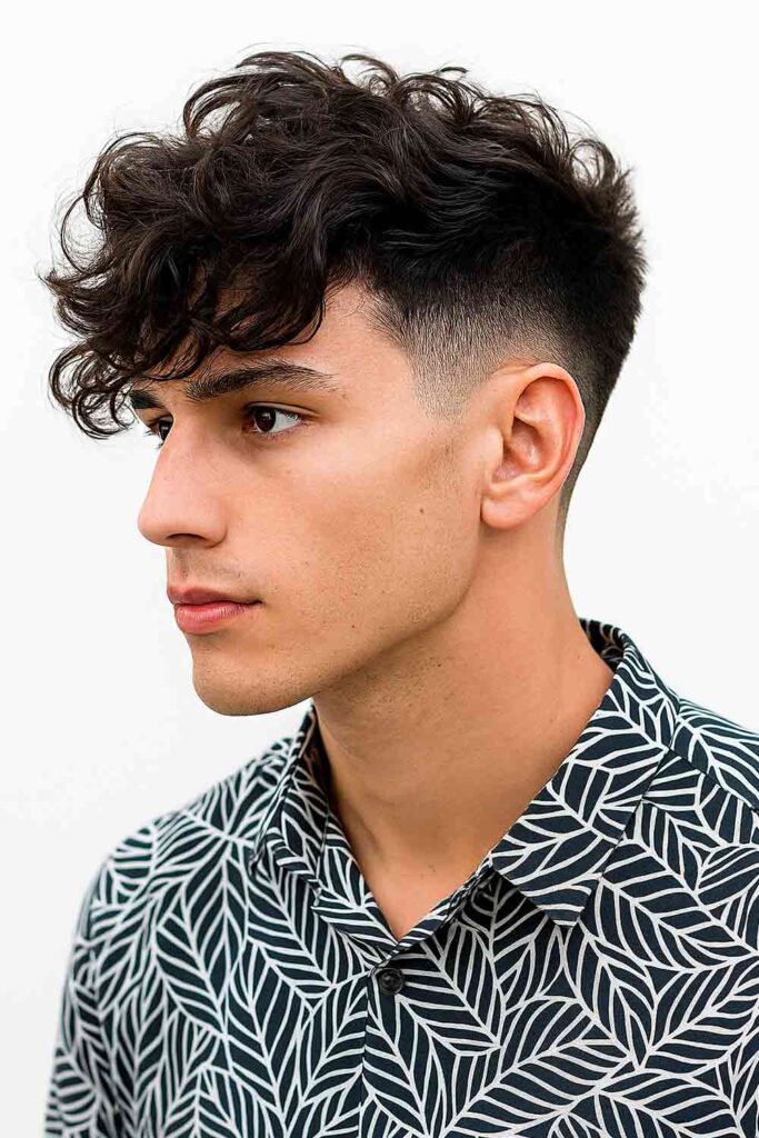 Curly Fohawk #fauxhawk #fauxhawkhaircut #fauxhawkhairstyle
