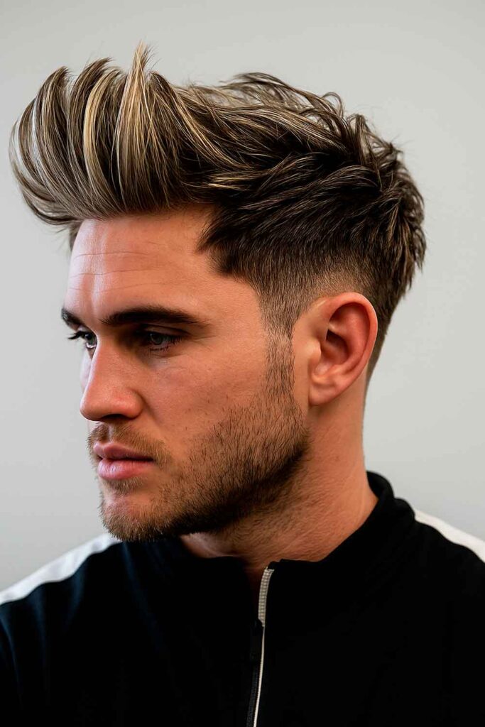 Long Faux Hawk #fauxhawk #fauxhawkhaircut #fauxhawkhairstyle