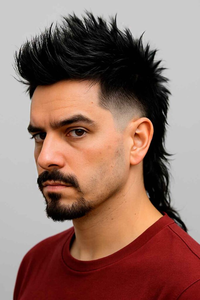 Fohawk Mullet #fauxhawk #fauxhawkhaircut #fauxhawkhairstyle