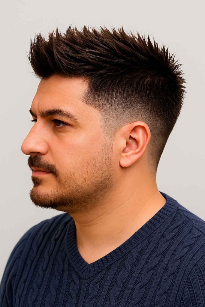 Tapered Faux Hawk #fauxhawk #fauxhawkhaircut #fauxhawkhairstyle