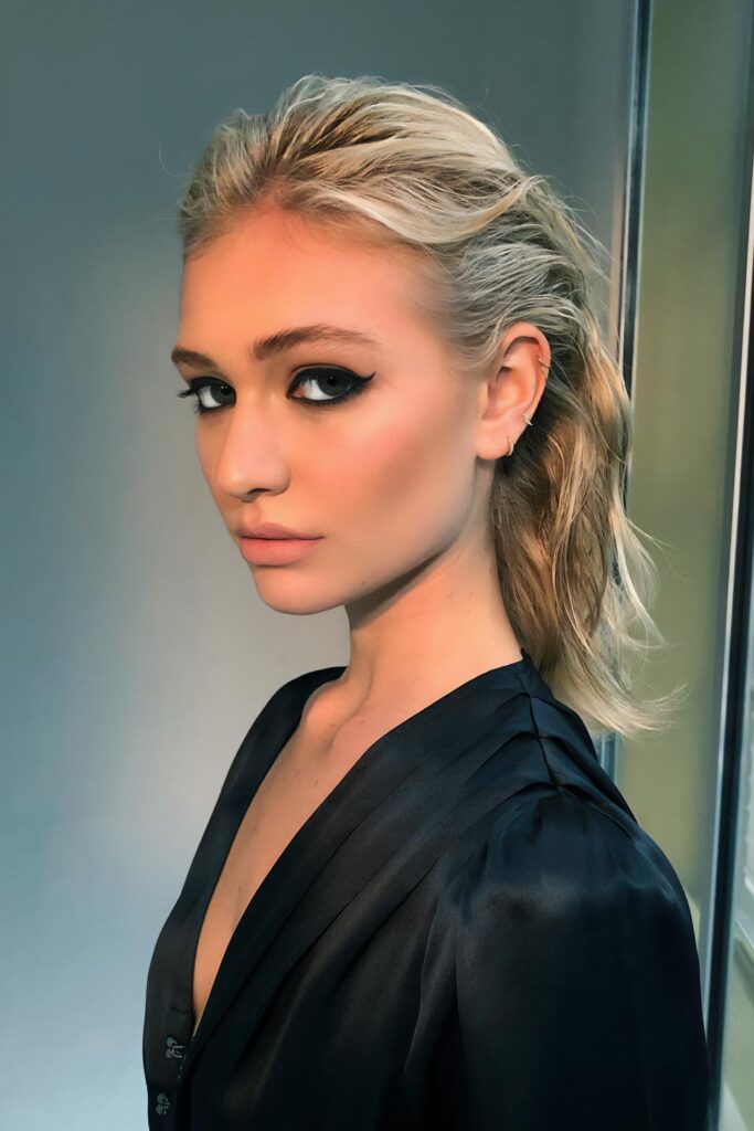 Wet Hair Look