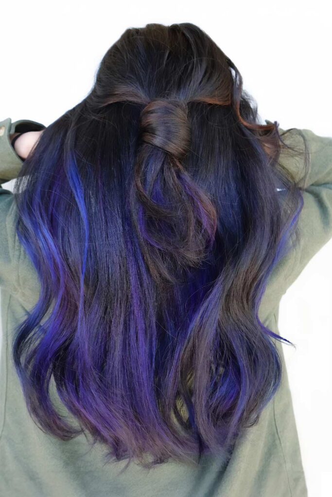 Blue and Purple Unicorn Peekaboo