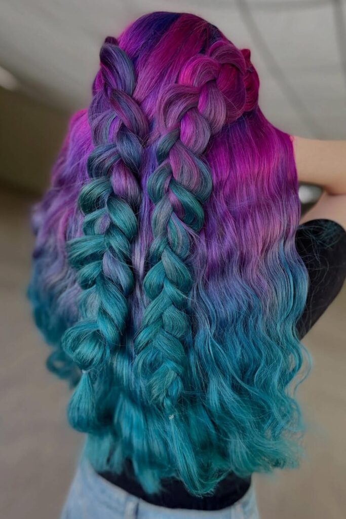 Mermaid Purple Ombre