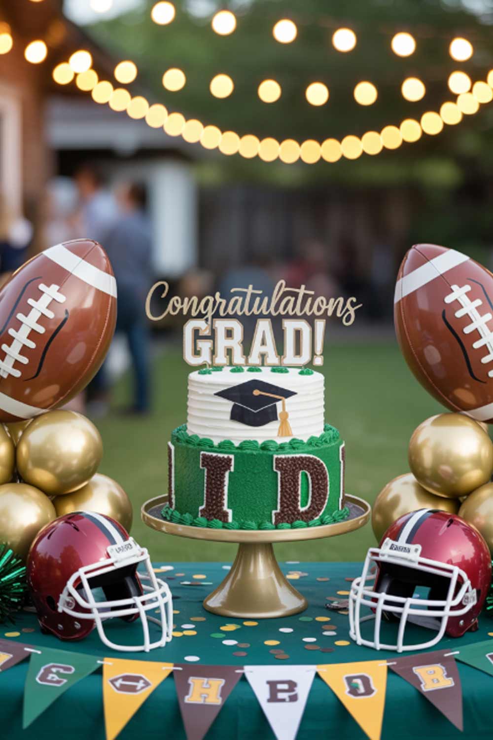 Football Theme Graduation Party