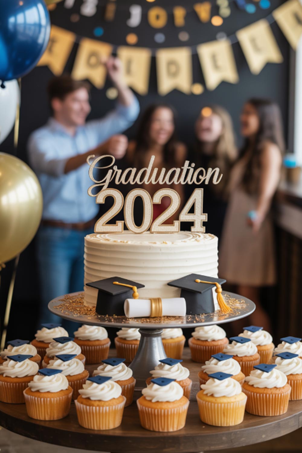 Graduation Cake or Cupcakes