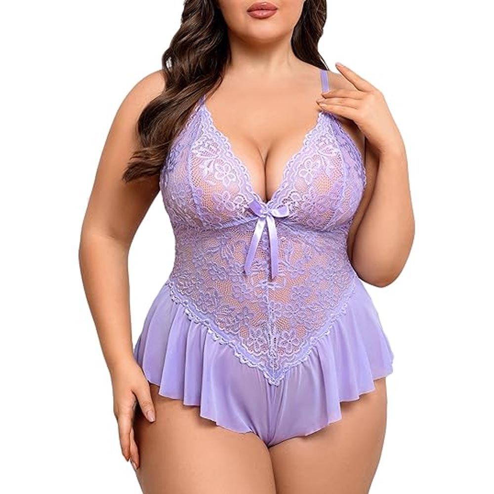 Lace Bodysuit One Piece Babydoll Lingerie